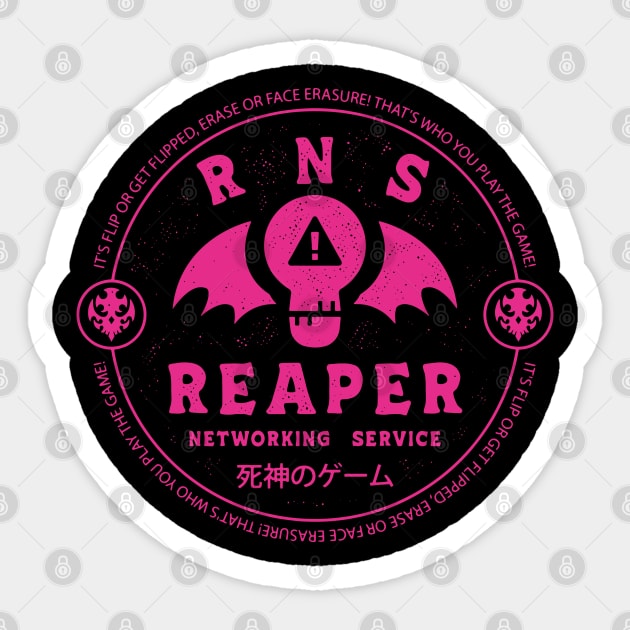 Reaper Networking Service Crest Sticker by Lagelantee